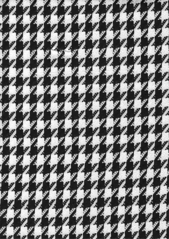 Barato TROZO PATA DE GALLO GRANDE BLANCO Y NEGRO 140cm