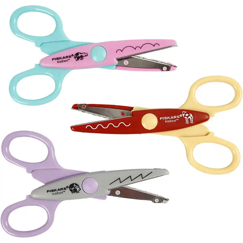 Compra Hoy Kidzors surtido de tijeras de bordes - 3 unidades