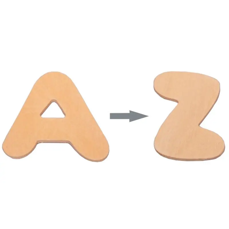 ALFABETO MADERA 4,5CM /12 DE CADA Precio Bajo