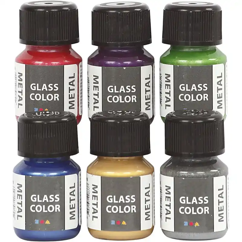 Súper Precio Glass Color Metal - 6x30 ml