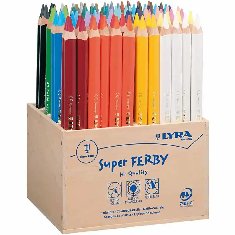 Tendencia Super Ferby 1 lápices de colores - 96 unidades