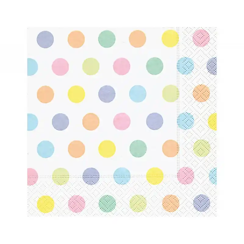 Última Versión SERVILLETA LUNARES COLORES 053