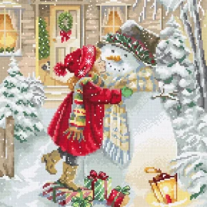 Tiempo de Juego de Invierno - L8057 LETISTITCH - Kit de Punto de Cruz Envío Inmediato