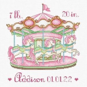 Imprescindible (Must-Have) Carousel - L8046 LETISTITCH - Kit de Punto de Cruz