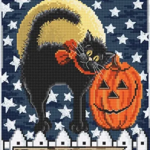 Promoción Exclusiva No seas un gato miedoso - L8039 LETISTITCH - Kit de Punto de Cruz