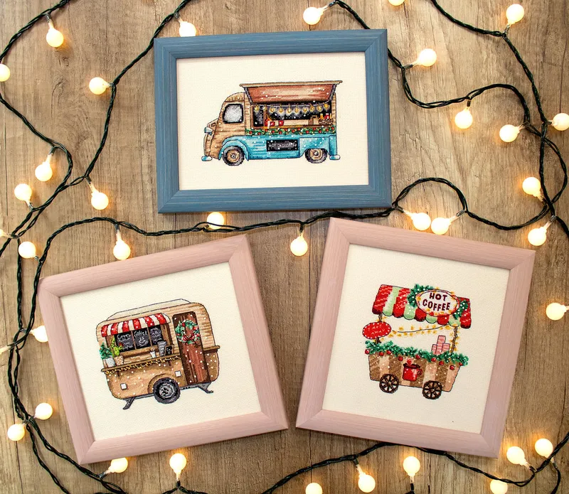 Entrega Rápida Felices vacaciones - L8001 LETISTITCH - Kit de Punto de Cruz