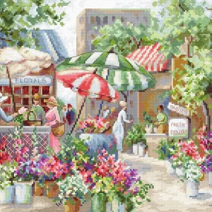 Ocasión Especial Mercado de flores - LETI 978 LETISTITCH - Kit de Punto de Cruz