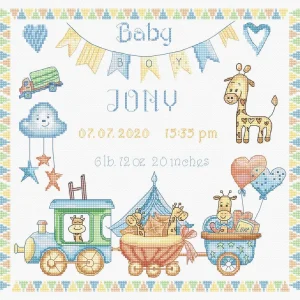 Natalicio Baby Boy - LETI 936 LETISTITCH - Kit de Punto de Cruz Popular