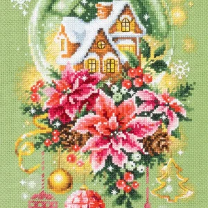 Precio Bajo 540-672 Bola de Nieve. Kit de Punto de Cruz Magic Needle