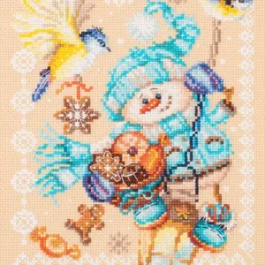 100-260 Dulces de Navidad. Kit de Punto de Cruz Magic Needle Descuento