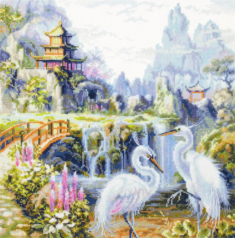 550-756 Buenos dias. Kit de Punto de Cruz Magic Needle Últimas Unidades