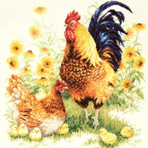 64-09 Familia. Kit de Punto de Cruz Magic Needle Nueva Colección