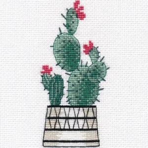 Ordena Ya Kit de Punto de Cruz Cactus de Pera - 1489 OVEN