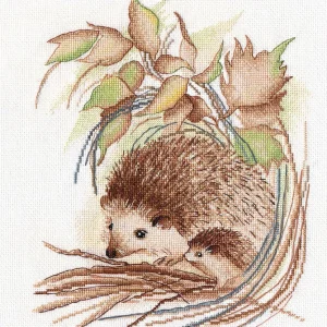 Descuento Erizos - 1349 OVEN - Kit de punto de cruz