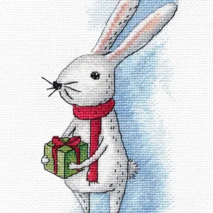 Liebre de orejas largas - 1496 OVEN - Kit de punto de cruz De Moda