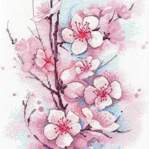 Flor de manzana - 1187 OVEN - Kit de punto de cruz Artesanal