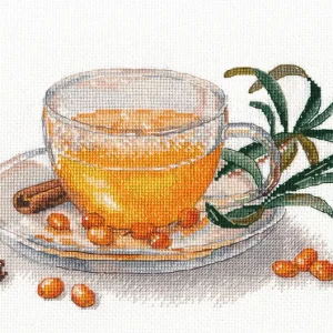 Té de espino amarillo - 1454 OVEN - Kit de punto de cruz Compra Ahora