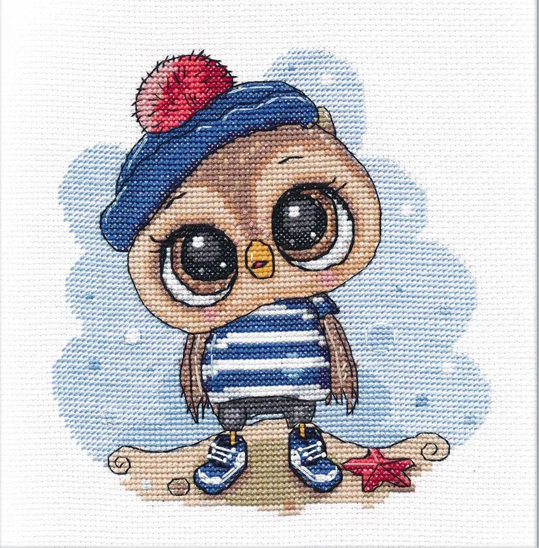 Marinero mochuelo. Buho - 1264 OVEN - Kit de punto de cruz Precio Bajo