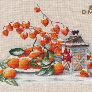 Nochebuena - 1417 OVEN - Kit de punto de cruz Pago Seguro