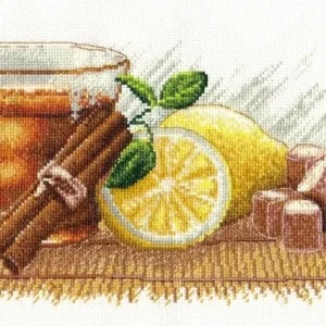 Oferta De Temporada Té de invierno - 900 OVEN - Kit de punto de cruz