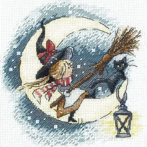 Marca Reconocida Kit de Punto de Cruz Andriana - Sueños Lunares SANL-20