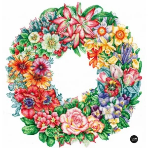 Barato Triunfo de las flores - SANT-15 Andriana - Kit de punto de cruz