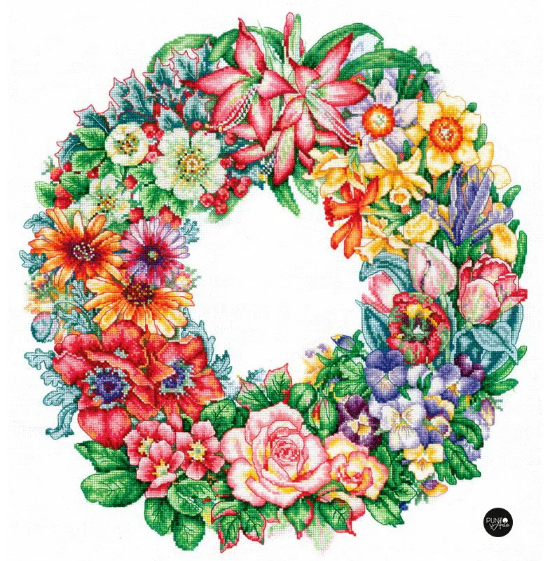 Barato Triunfo de las flores - SANT-15 Andriana - Kit de punto de cruz