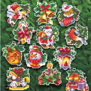 Bestseller Adornos Navideños - SANN-17 Andriana - Kit de punto de cruz