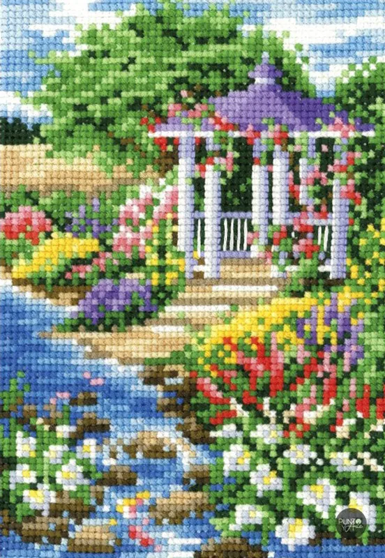 Garantía De Devolución De Dinero Estaciones. Verano - SANV-22 Andriana - Kit de punto de cruz