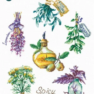 Máxima Calidad Hierbas picantes - SANP-46 Andriana - Kit de punto de cruz