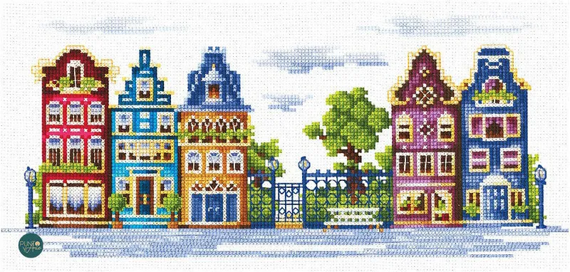 Calle pacífica - SANT-12 Andriana - Kit de punto de cruz De Moda