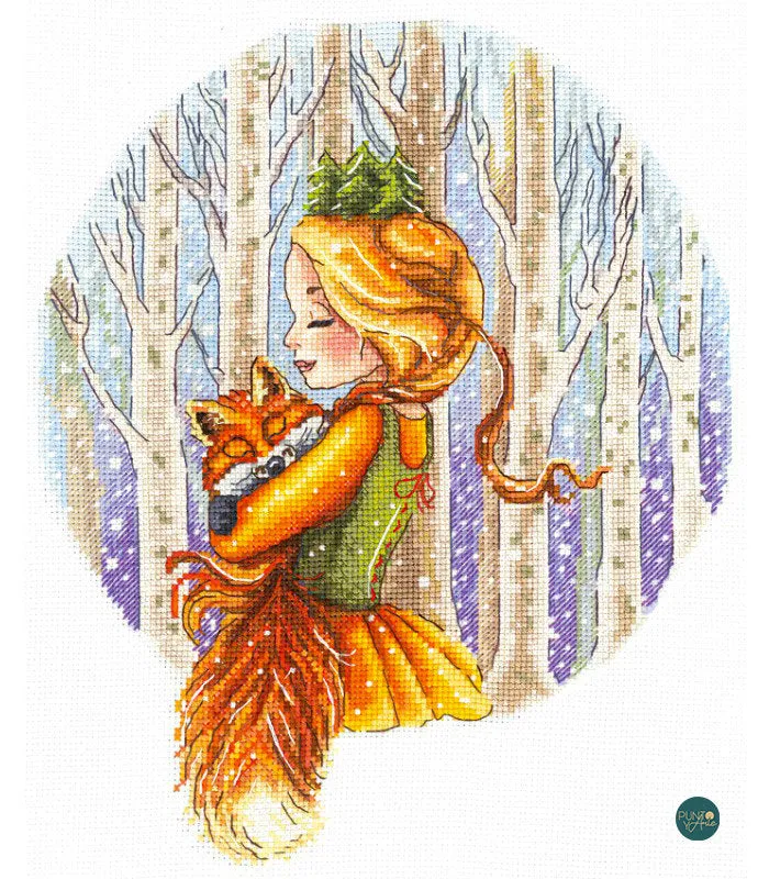 Promoción La Princesa del Bosque - SANL-15 Andriana - Kit de punto de cruz