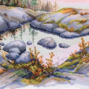 Tendencia Kit de Punto de Cruz "Familia de Piedra" - RTO M968