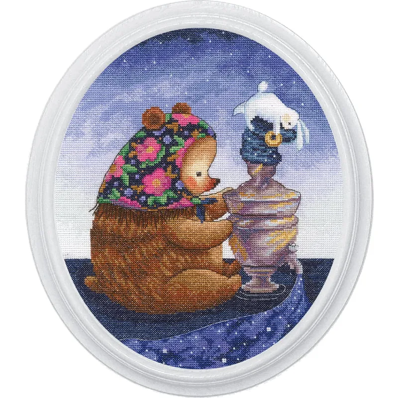 Económico Kit de Punto de Cruz "By the Samovar" - RTO M949