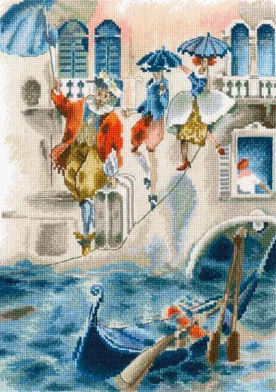 Disponible Ahora Equilibristas RTO M932. Kit de punto de cruz