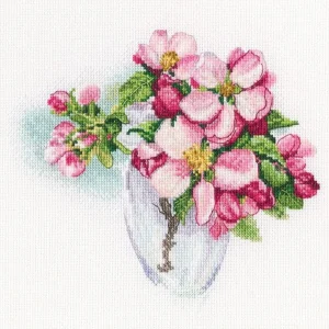 Garantía De Devolución De Dinero Ramita florida - RTO M807 - Kit de punto de cruz