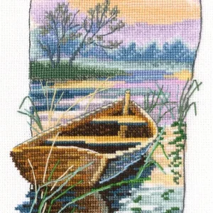 Barco al anochecer - RTO C350 - Kit de punto de cruz Tendencia