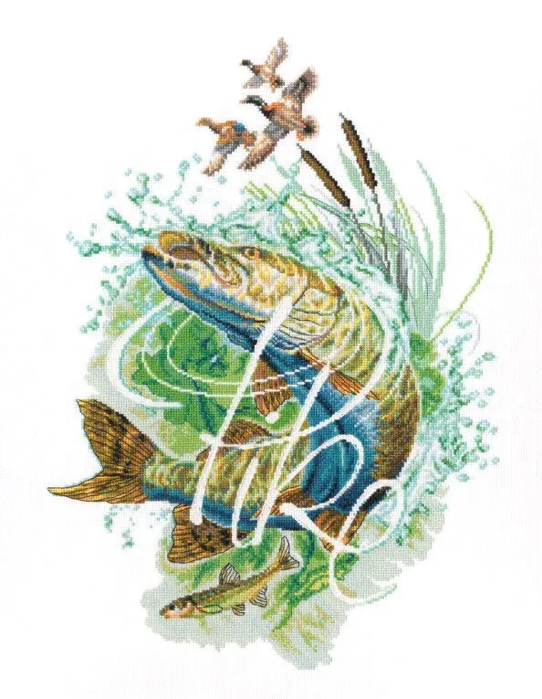 Moderno Luce plateado - M783 RTO - Kit de punto de cruz