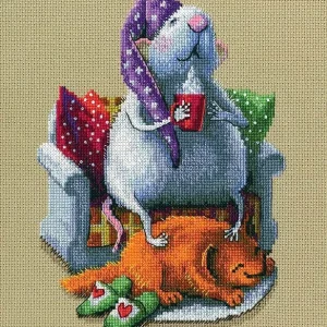 ¿Quién dirige la casa? - M796 RTO - Kit de punto de cruz Mejor Precio