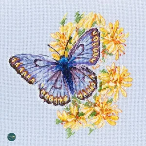 Kit de punto de cruz Mariposa en la flor - RTO M750 Solo Por Tiempo Limitado