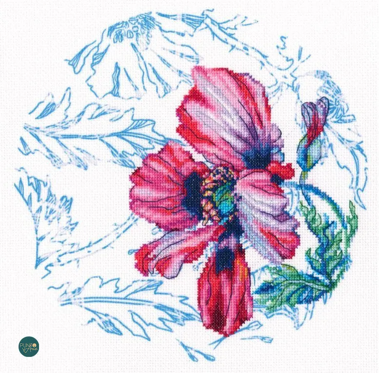 M70039 Acuarelas escocesas - RTO - Kit de punto de cruz Auténtico