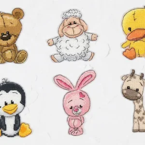 Envío Internacional Kit de Punto de Cruz Animalitos Amigos No.2 de Luca-S - JK039