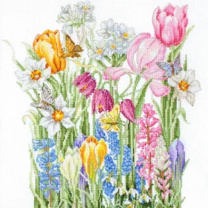 Precio Reducido B2388 Ramo de Marzo - Luca-S - Kit de Punto de Cruz