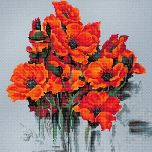 Las Amapolas - B2380 Luca-S - Kit de Punto de Cruz Oferta Limitada