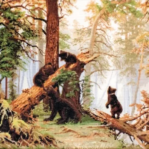 Mañana en un Bosque de Pino - B452 Luca-S - Kit de Punto de Cruz Última Oportunidad