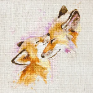 Disponible Ahora B2312 Zorros - Luca-S - Kit de Punto de Cruz