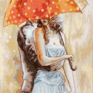 B555 Bajo el paraguas 3 - Luca-S - Kit de Punto de Cruz Garantía Incluida