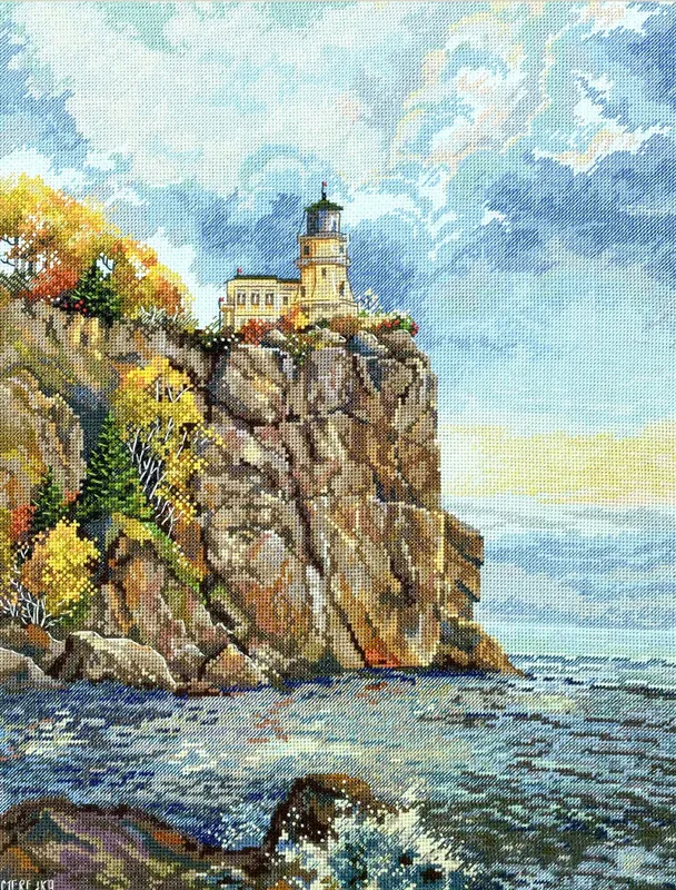 Tendencia Kit de Punto de Cruz "Café francés" - Merejka K-231