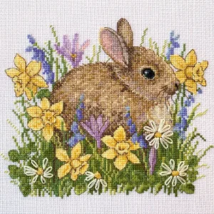 Stock Limitado Kit de Punto de Cruz Merejka Conejito K-225