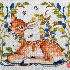 K-145A Pequeña cervatilla - Merejka - Kit de punto de cruz Devolución Gratuita